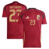 Original Fußballtrikot Belgien Batshuayi 23 Heimtrikot EURO 2024 Für Herren